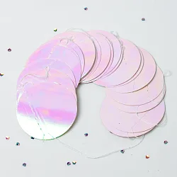 Подвеска Круги Хамелеон, Слюда, 250см