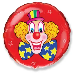 И 18 Круг  Клоун, красный / 1 шт / (Испания)