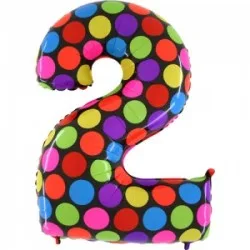 G 40"/102см Цифра "2" супер яркий / Two / 1 шт / (Италия)