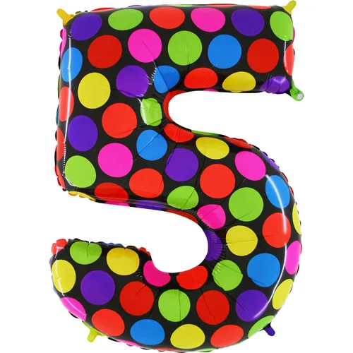 G 40"/102см Цифра "5" супер яркий / Five / 1 шт / (Италия)