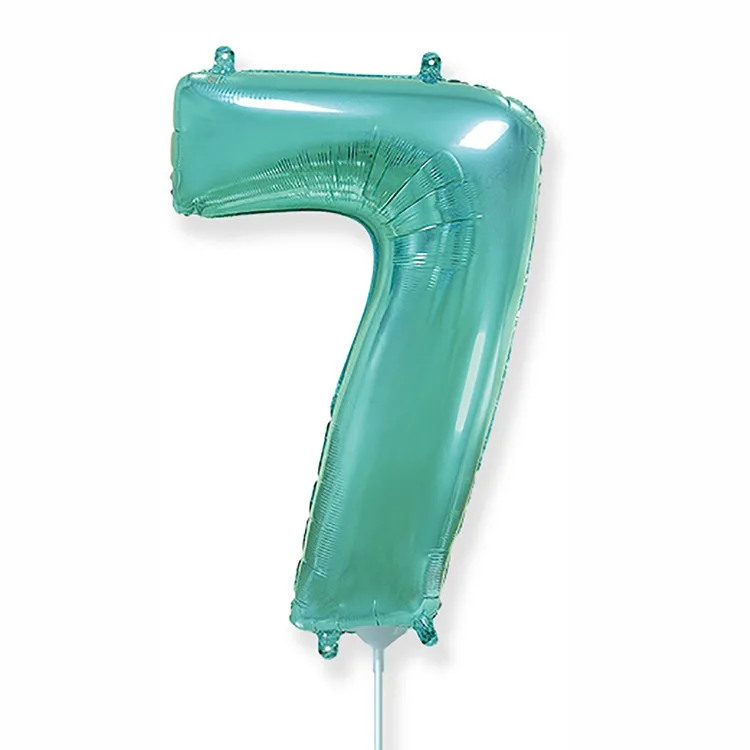 И 16"/41 см  Цифры "7" Turquoise / 1 шт. / Испания