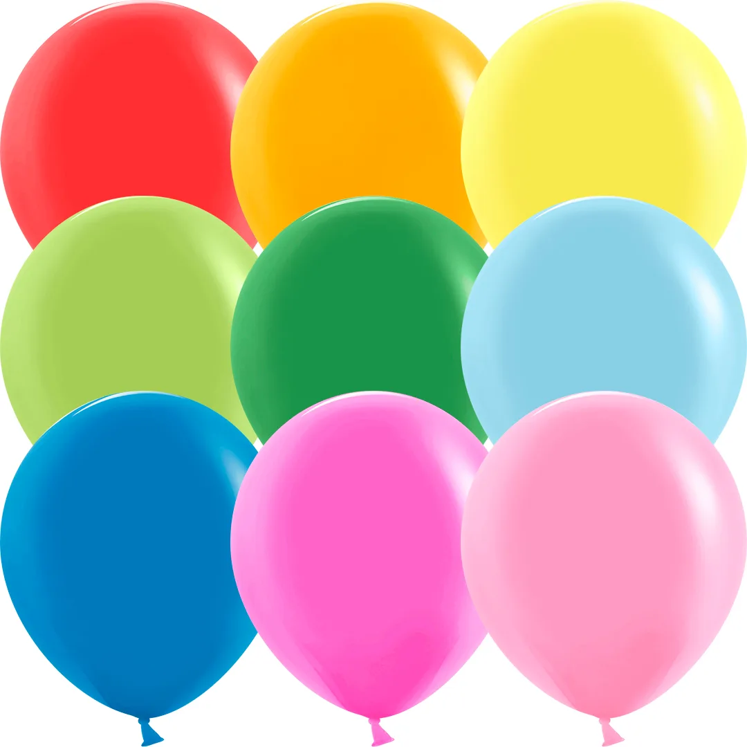 К 18"/46см Ассорти, Пастель, 25 шт.(Китай)