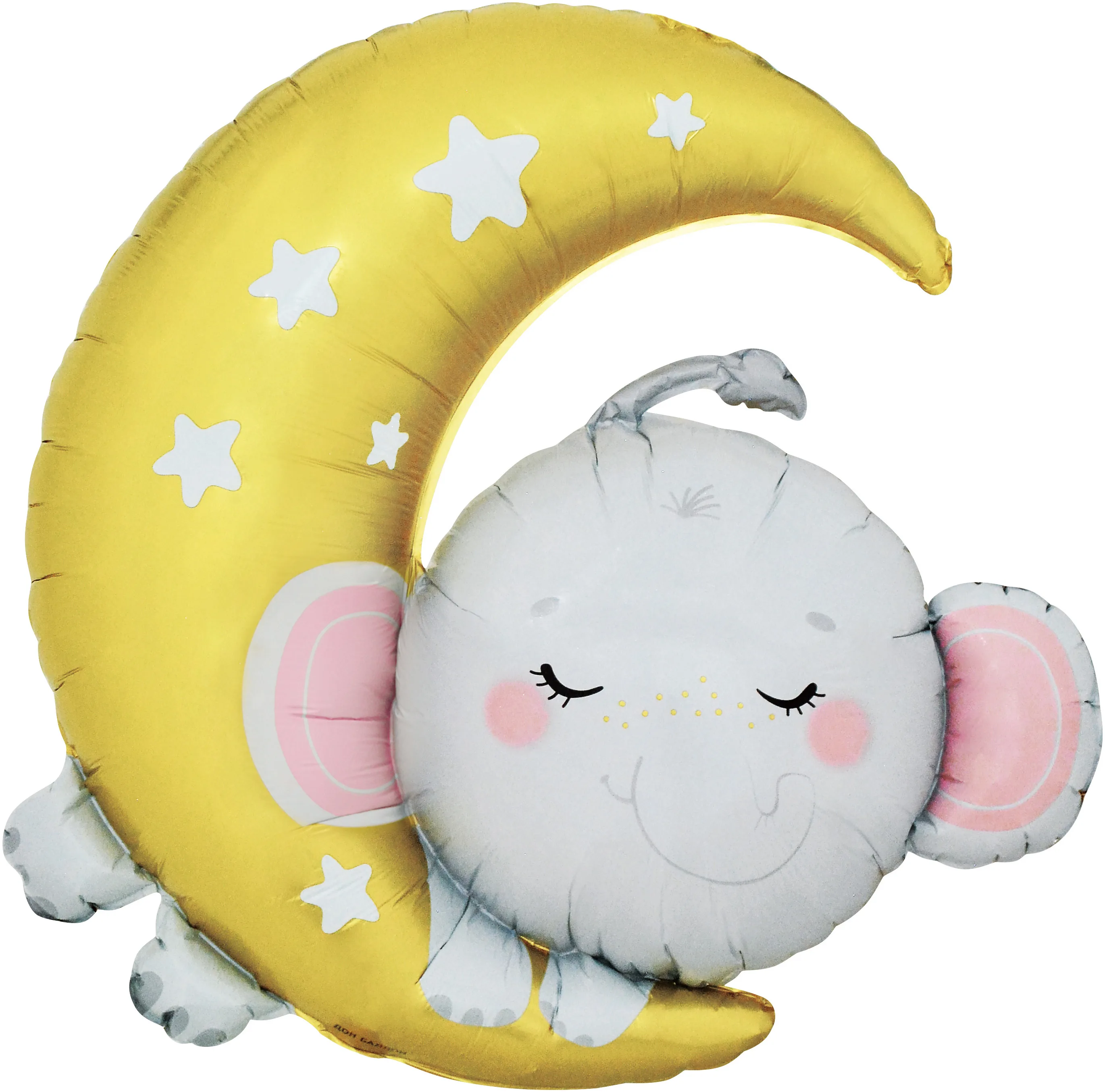 F 36"/91см Полумесяц со слоненком, 1 шт. в уп. (Китай)