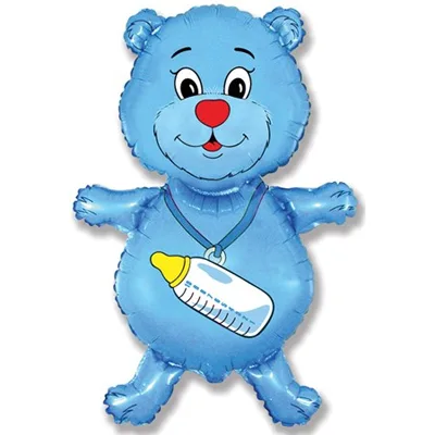 И 14 Медвежонок мальчик (синий) / Bear boy / 1 шт / (Испания)