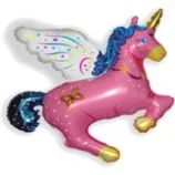 И 14 Единорог (фуксия) / Unicorn / 1 шт / (Испания)