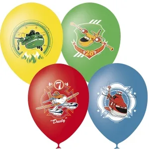 М 12"/30см Самолеты, Пастель+Декоратор, 1 ст., 4 цв. Дисней / 50 шт.