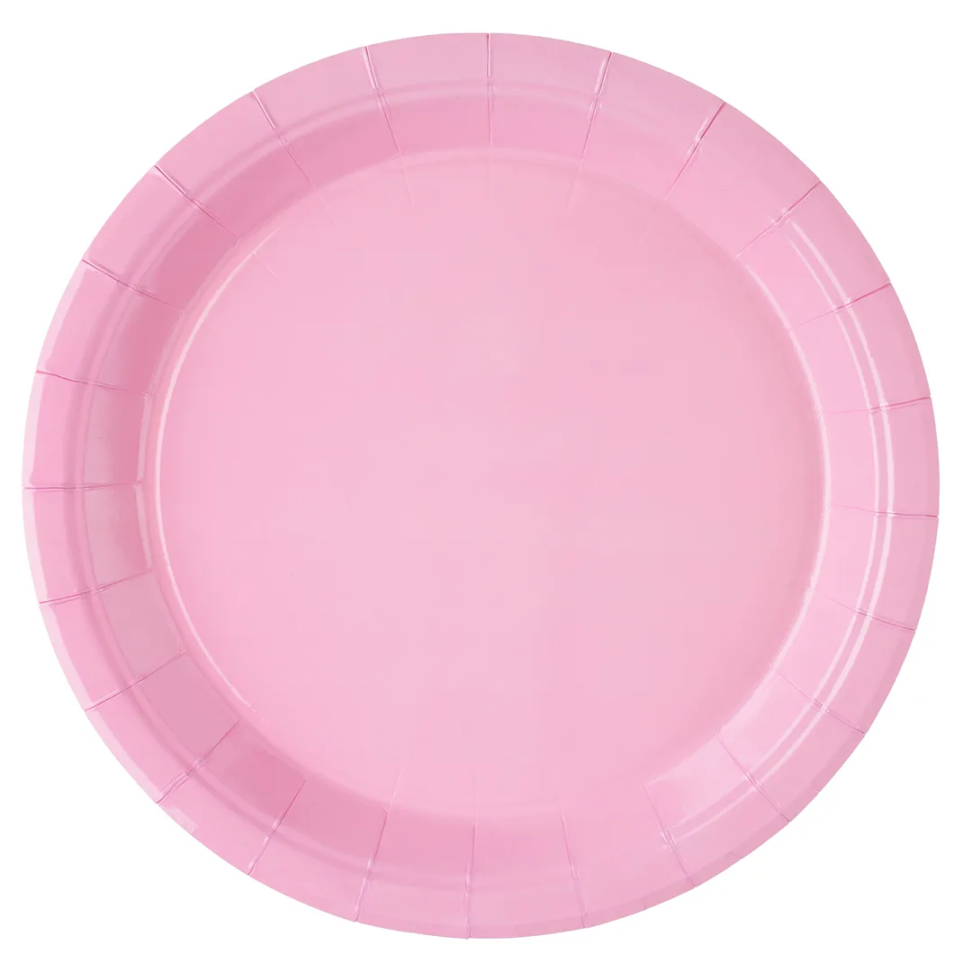 Тарелки (18 см) Мастхэв, Розовый, 6 шт.