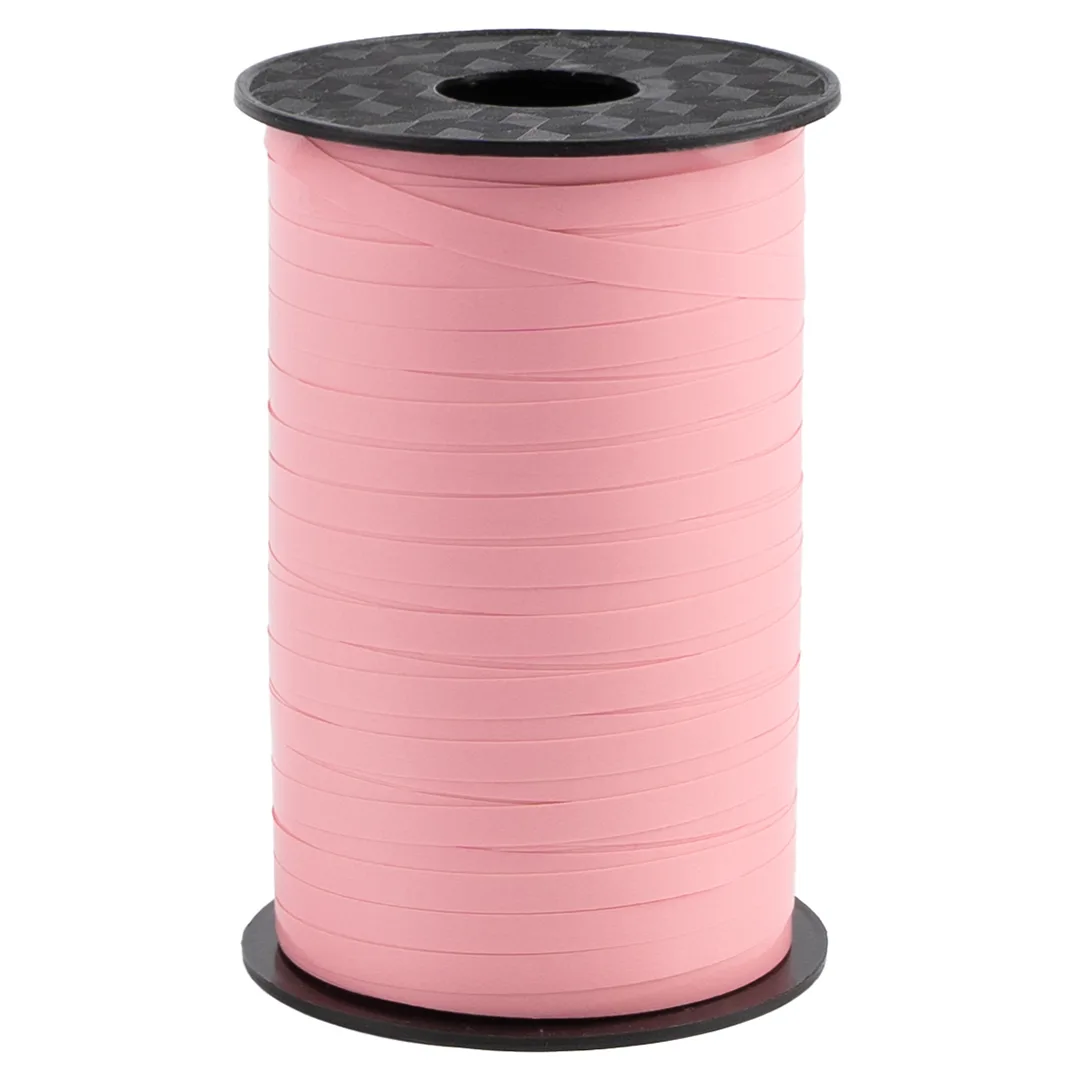 Лента полипропиленовая (0,5 см*250 м) Розовый, Лаковый, 1 шт.