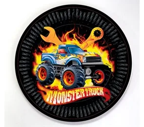 Тарелка бумажная Король дорог (17 см 6 шт.)