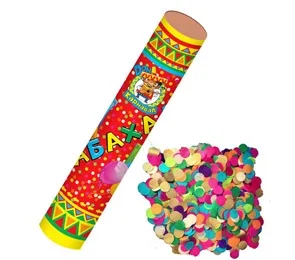 Хлопушка Бабахалка. Круглое конфетти (бумажное) 12см