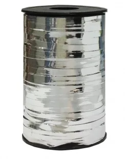 Лента металлизированная (0,5 см x 250 м) Серебро