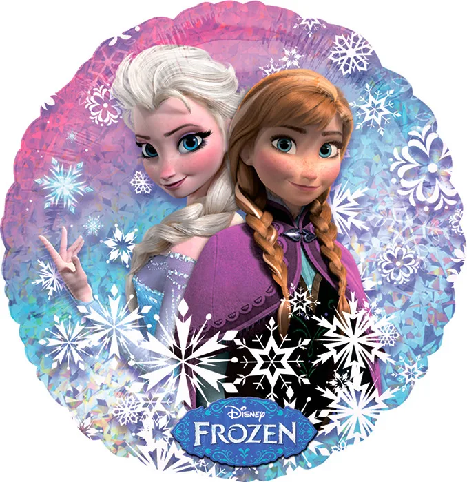 А 18"/46см Круг Холодное сердце Голография / Frozen Holographic S60