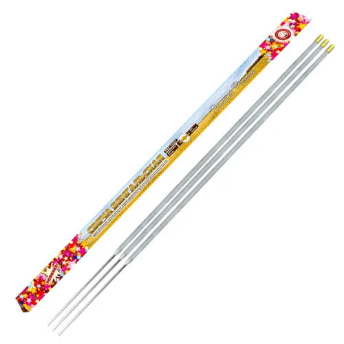 Бенгальская свеча "Золото России" 650 мм. /уп. 3шт