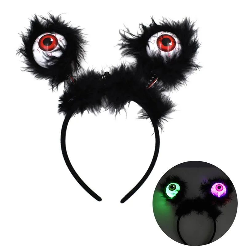 Ободок " Пушистые глазки" световой / 1 шт./ (Китай)