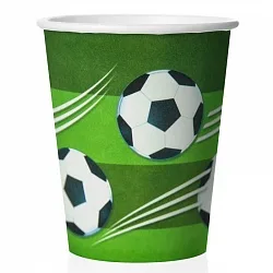 Стаканы "Футбольный мяч", 250 мл.  (6 шт.)