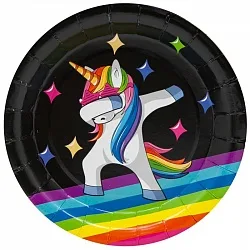 Тарелки "Танцующий единорог", 18 см (6 шт.)