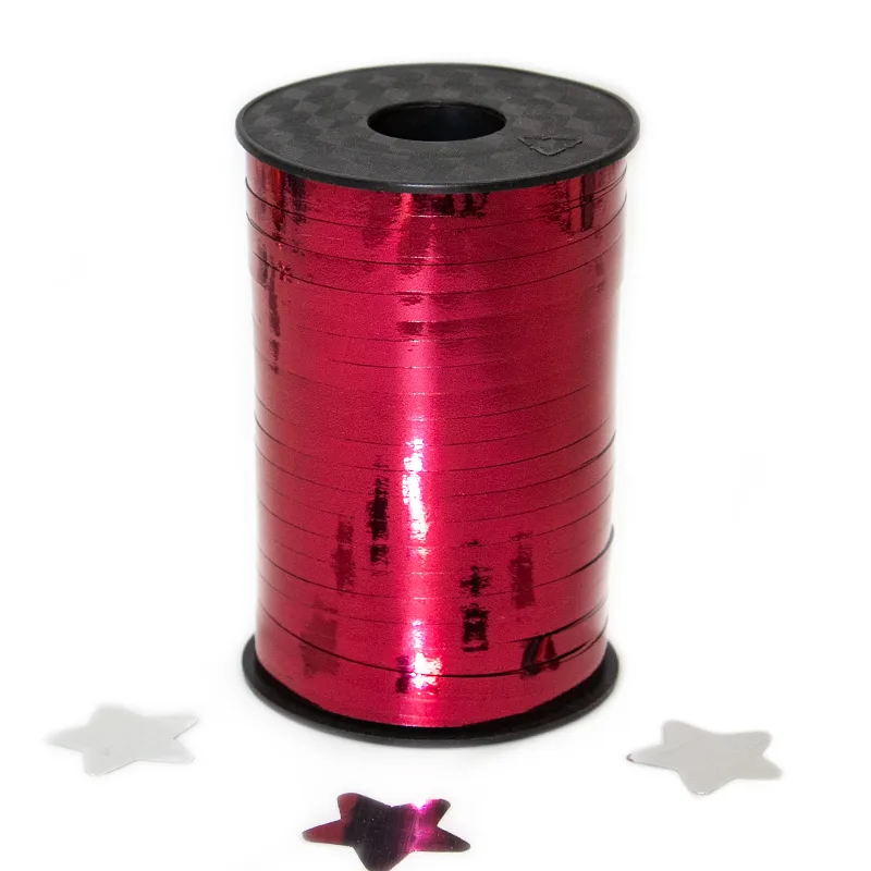 Лента Металлик (0,5 см*200 м) Бургундия/ (Китай)