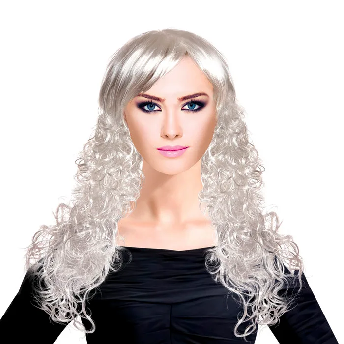 Парик "Романтичный" Белый / 1 шт.