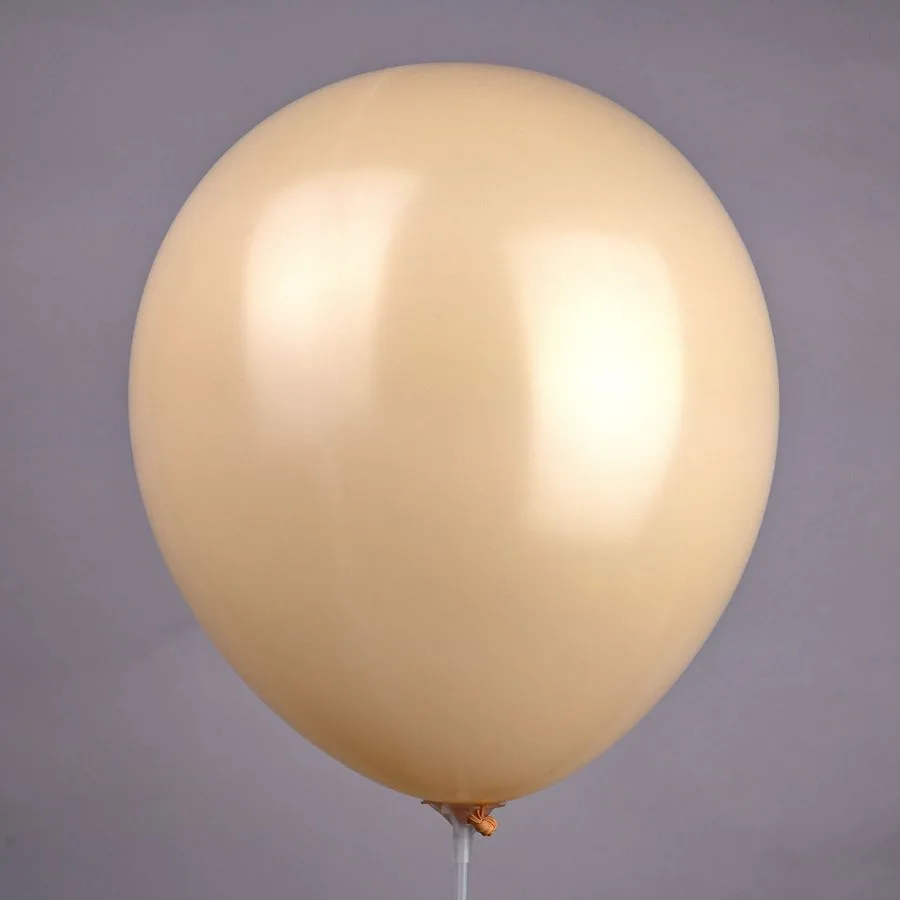 Б 10"/25см Пастель Бежевый/50 шт./ (Таиланд)