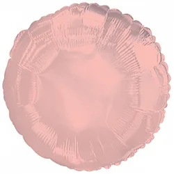 С 18"/46см Круг, Розовое золото, 1 шт.(США)