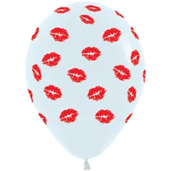 S 12  Поцелуи, Белый, пастель 5 ст./ 100 шт. / (Колумбия)