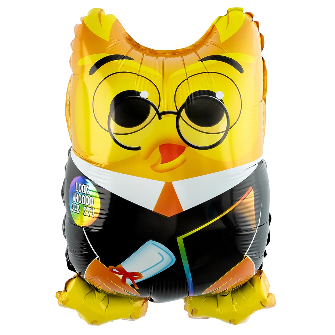 F 14"/36см Сова Выпускник, 1 шт. (Китай)