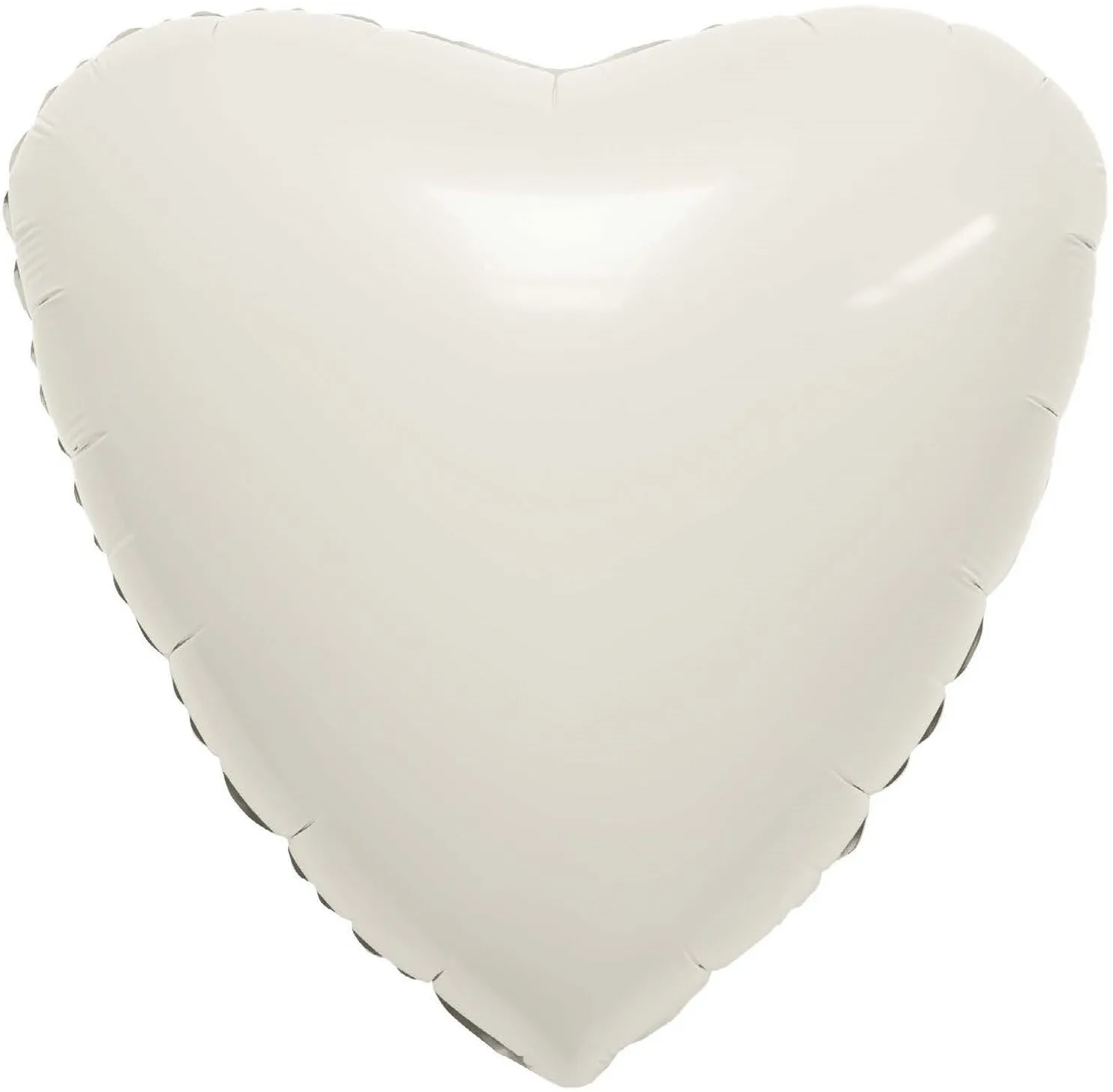 Р 19''/48  Сердце,  Пудра, Сатин,, 1 шт.  (Россия)