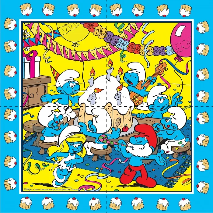 Салфетки "Смурфики" / 20 шт.