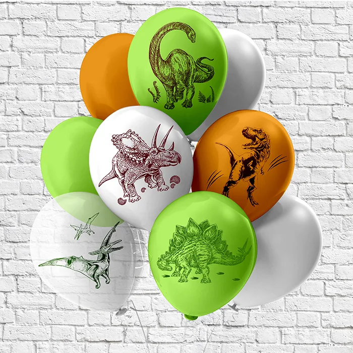 Б 12"/30см Динозавры /25 шт./(Таиланд)