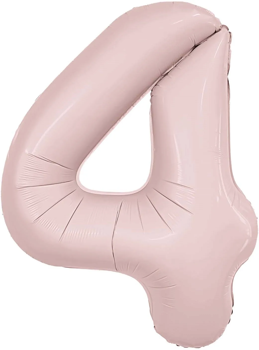 Р 40"/102см Цифра, 4 Slim, Пыльная роза, / 1 шт / (Россия)