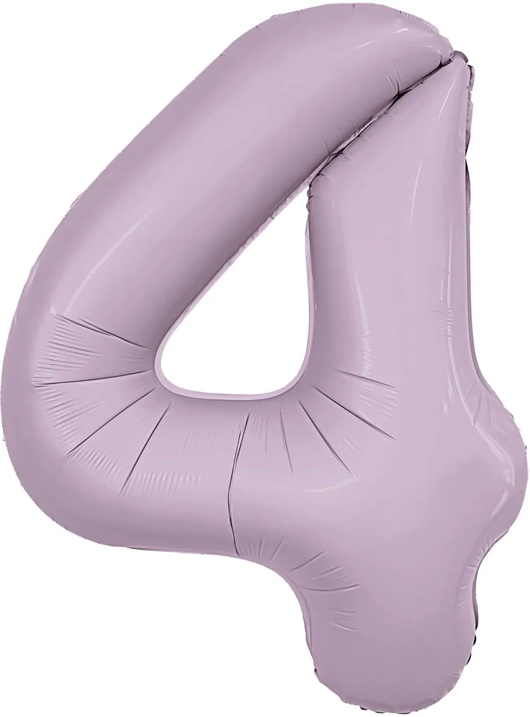 Р 40"/102см Цифра "4" Slim, Орхидея, / 1 шт / (Россия)