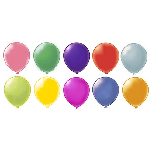 Б 5"/13см Пастель Ассорт/100 шт./ (Таиланд)