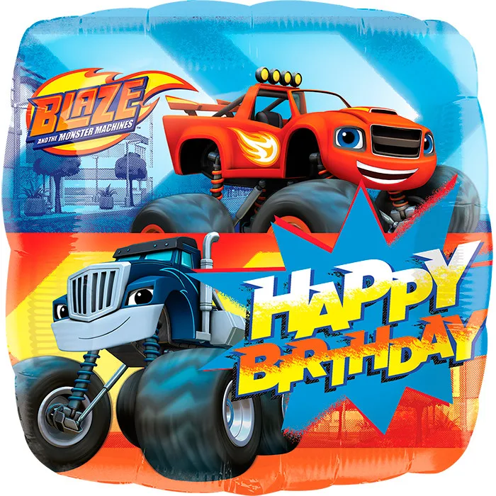 А 18"/46см Квадрат Вспыш и Чудо машинки , 1 шт. (США)