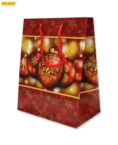 Пакет подарочный Игрушки на елку (М) 12 шт