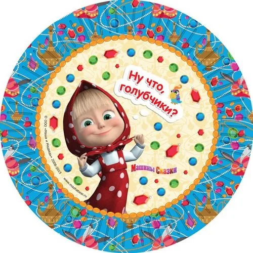 Тарелки "Машины сказки" 18см./ 6 шт.
