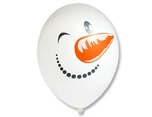 В 14"/36см Снеговик, 2 цв., 50 шт.(Бельгия)