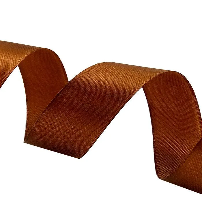 Лента Атлас Шоколад / 50 мм * 22,85 м (Китай)