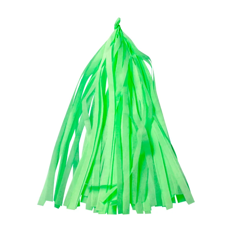 Гирлянда Тассел, Зеленый, 35*12 см, 12 листов.