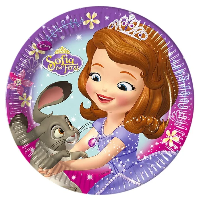 Тарелка 20 см "Принцесса София" / набор 8 шт. /