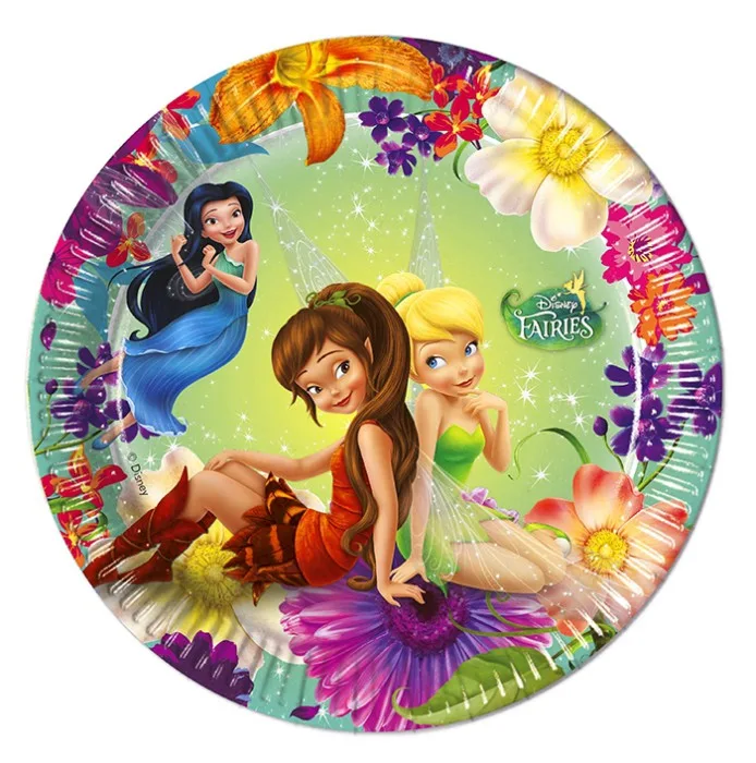 Тарелка 20 см "Феи" / набор 8 шт. /