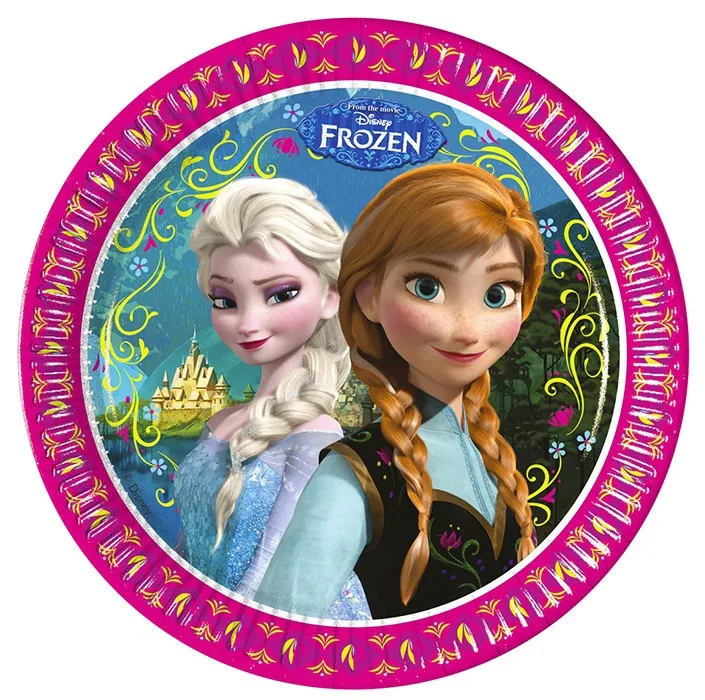 Тарелка 23 см "Холодное сердце.Альпы" / набор 8 шт. /