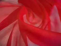 Вуаль с утяжелителем Красная 2,8м