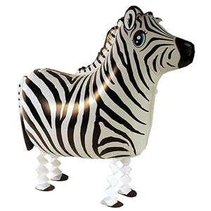 F 28"/71 см Зебра, ходячая фигура, 1 шт.(Китай)