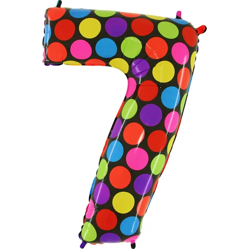 G 40"/102см Цифра "7" супер яркий  / 1 шт / (Италия)