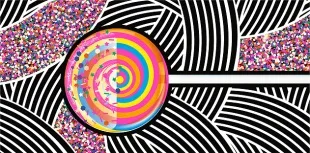 Конверты для денег, Яркий леденец и узоры, 10 шт.