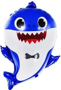 F 26"/66см Акулья семейка, папа, синий, 1 шт (Китай)