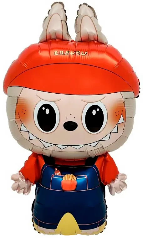 F 31"/79см Плюшевый эльф в комбинезоне, 1 шт.(Китай)