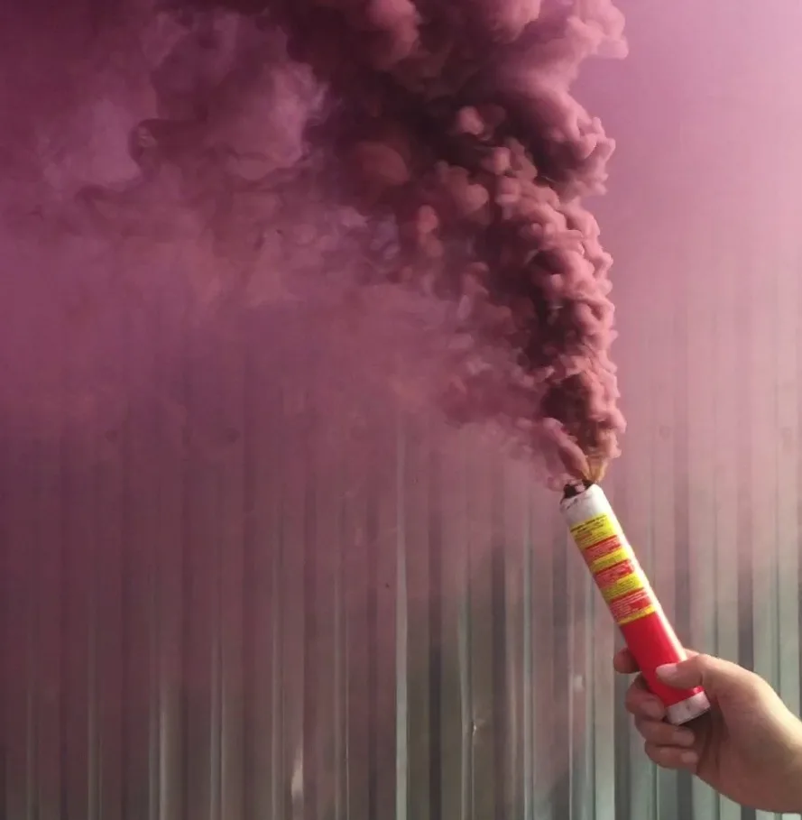 Mr Smoke бордовый, дымовой факел