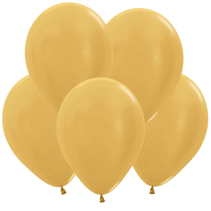 S Метал 12"/30см Золото / Gold R / 50 шт. / (Колумбия)