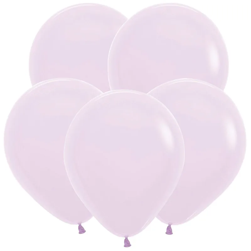 Т 5"/13см  Пастель Сиреневый Макаронс, 100шт. (Турция)